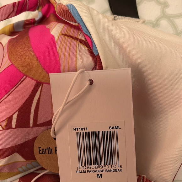 Hurley Swimwear Bandeau Swim Bra Top M - Picture 8 of 8